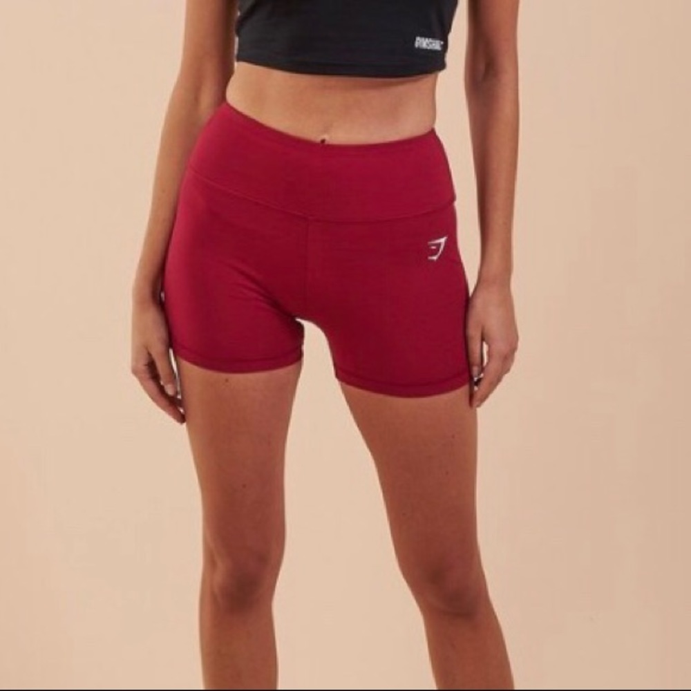 Gymshark Dreamy High Waisted Shorts Beet